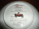 Artist Laura Berry Bears FOREVER YOURS Bride & Groom Plate No.3508