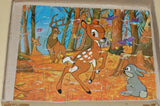 Vintage Walt Disney 15 Piece Bambi in Forest Wood Puzzle 1979 Made In England