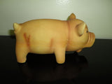 Vintage Rubber Squeaker Toy Grunting PIG Collectible Works 100%