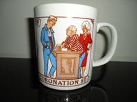 Granada '88 Coronation Street Rovers Mug Then & Now Kilncraft STL England