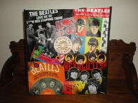 Beatles Tote Shopping Bag Vintage Albums Theme Woven Plastic NEW