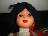 Madeira Portugal Antique 1960s Doll in Traditional Costume 17 inch Souvenir