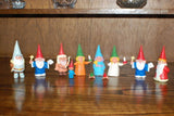 David The Gnome Set of 11 Rubber Toy Figures Religious St Nicholas