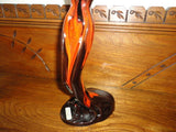 Canada Canuck Pottery Quebec LABELLE Woman Statue Sexy Figurine 15" Vintage