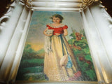 Framed Vintage Art London Charles Devis " CHUMS " Norwood Industries