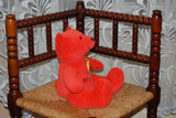 Six Flags Holland Europe Orange Teddy Bear 1998-2004 LBI UK