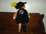 Shrek 2 PUSS IN BOOTS Bendable Plush Cat 2003 Beverly Hills Teddy Co 16 inch