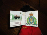 RCMP Canada Mounted Police Bear Stuffed Animal House 12in Black Plush