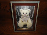 One & Only Bears Artist Michelle Lamb OOAK NATALIA Bear Photo Art Card Framed 04