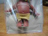Regal Toy Indian Moody Cuties Crying Doll Suede Clothing Handpainted 4.5 inch