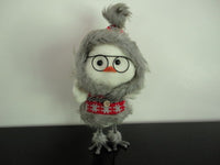 Chicken Little Stuffed Figurine Woolen Knitted Winter Outfit 9 inch
