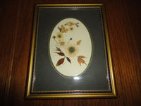 Artist Sybil Gale Signed Original England Real English Flowers Handmade Design