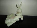 Doudou & Compagnie Paris France Bunny Rabbit Avalon Blanket Baby Safe Cuddle Toy