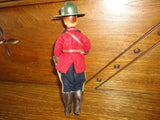 Happy Dolls 60s/70s England Peggy Nisbet RCMP T/10 Canada Mountie Police Doll 7"