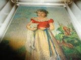 Framed Vintage Art London Charles Devis " CHUMS " Norwood Industries