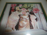 UK Artist Wendy Stevenson DANGEROUS MISSION Cats Art Print Made England Framed