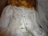 Original 1950's Reliable Canada Bridal Doll 22" Voice Box All Clothing Walking
