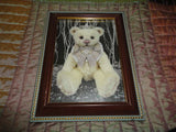 One & Only Bears Artist Michelle Lamb OOAK NATALIA Bear Photo Art Card Framed 04