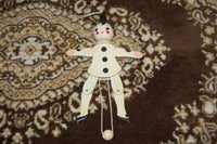 Old Wooden String Puppet Pierrot Clown Levi Italy Südtirol 1831