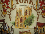 Vintage Made in Britain YORK  by Clive Mayor Pure All Cotton Cloth 30x20 Artwork