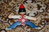 Old Vintage Levi Italy Südtirol Wooden Pinocchio String Puppet