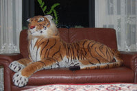 Giant Bengal Tiger Plush Bentoy Belgium Realistic 54 Inch 138cm Big Super Soft