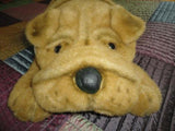 Sears Canada Large SHAR PEI Laying Plush DOG 28 inch Airbrush Details