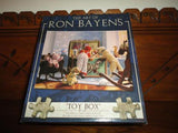 Canada Artist Ron Bayens Toy Box Jigsaw Puzzle 500pc 2004 Little Boy Bear Dog