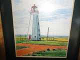 Canadian Artist Morag W. Ltd Ed 43/300 Islandscapes Art North Cape PEI Signed