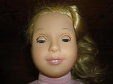 Battat Our Generation Doll Blonde Girl w Teeth 19" Rubber Head Stuffed Body Rare