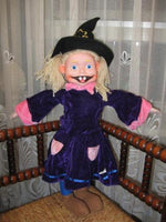 Witch Rag Doll Toverland Sevenum Belgium Theme Park Souvenir 27.6 in RARE