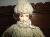 Vintage Handmade by Jay Dublin Collectors Doll Aran Fisherman w Tag M1