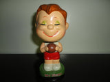 Vintage 1960s Kissing Boy & Girl Basketball Nodders Bobbleheads Japan