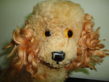 Antique Cocker Spaniel Dog Trimingham's Bermuda Alpaca Fur Glass Eyes RARE
