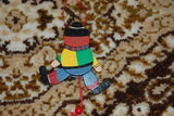 Old Vintage Wooden String Puppet Clown 3.5 Inch