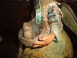 USA Woodstown Whimsies Folk Art GUARDIAN OF HOPE Gourd Doll OOAK 2011