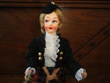 Antique 1950s Handmade Eros SCOZIA Italy Doll Complete Outfit 7 Inch