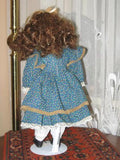 Vintage Porcelain Brunette Doll Lainey Europe 40 CM