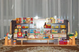 Old Vintage Dutch Wooden Grocery Store With 75 Miniature Accessories