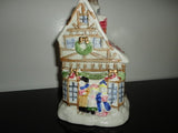 Fitz & Floyd A Dickens Christmas Candy Box & Lid 1988