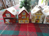 Lindt Lindor Christmas Village 11 Houses Exclusive Set Swiss Chalet Canada