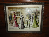 Anthony Gruerio Print Victorian County Fair Race Track Matted Framed Art