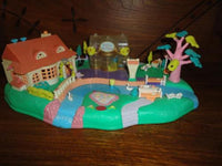 Polly Pocket Village Boutique House Park Playground Lake Bluebird Toys UK 1996