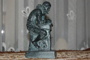 Famous Author & School Teacher Willem Bartjens Zwolle Statue 1569-1638 Rare