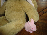 Canada Build a Bear BUNNY RABBIT Large 19 inch Handmade w Tags Fuzzy Rabbit Toy