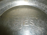 Vintage TIM HORTON Hortons Tin Pie Plate 9 inch Hard to Find 2 Available Only