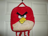 ANGRY BIRDS Backpack Carry Case Velvet Soft Furry Plush Commonwealth 2011