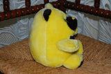 Yellow Cat Plush Germany Vintage Felt Tongue 18 cm nr.2