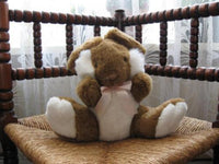 Hiddie Design Netherlands Dutch Sitting Brown Bunny Plush