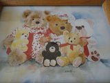 BC Artist Wendy Tosoff 1984 Teddy Bears Canadian Art Card Series Print